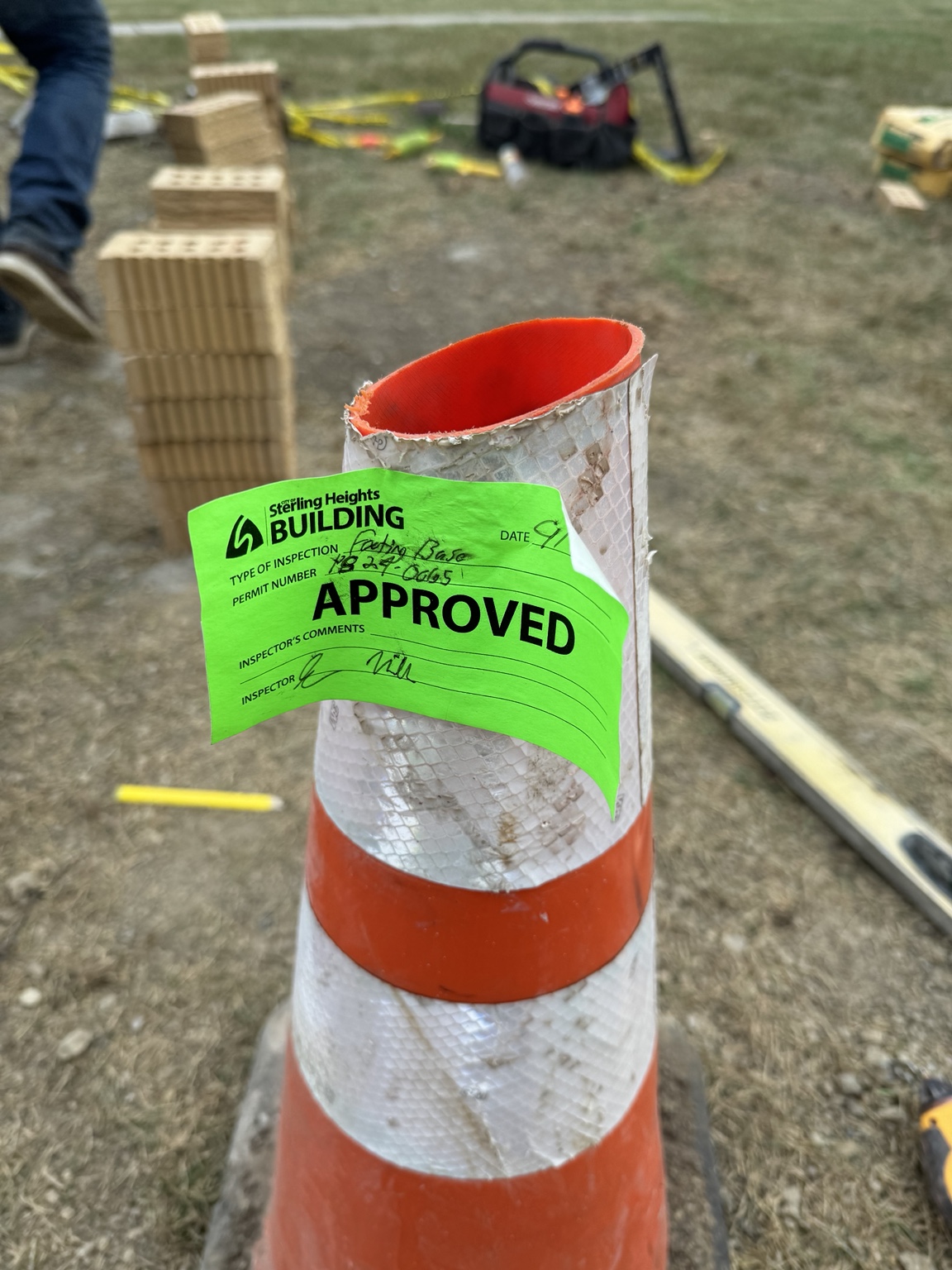 Sterling Heights approved inspection sticker