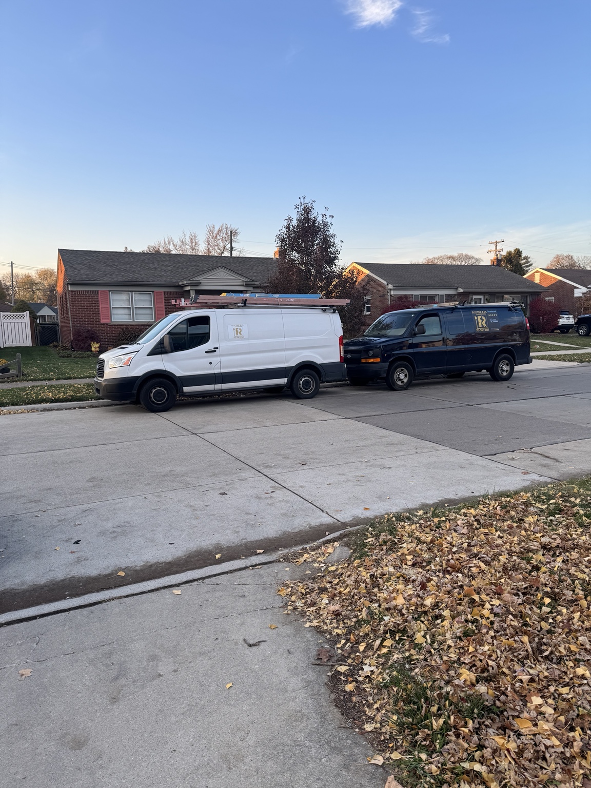 Electric R Us service vans